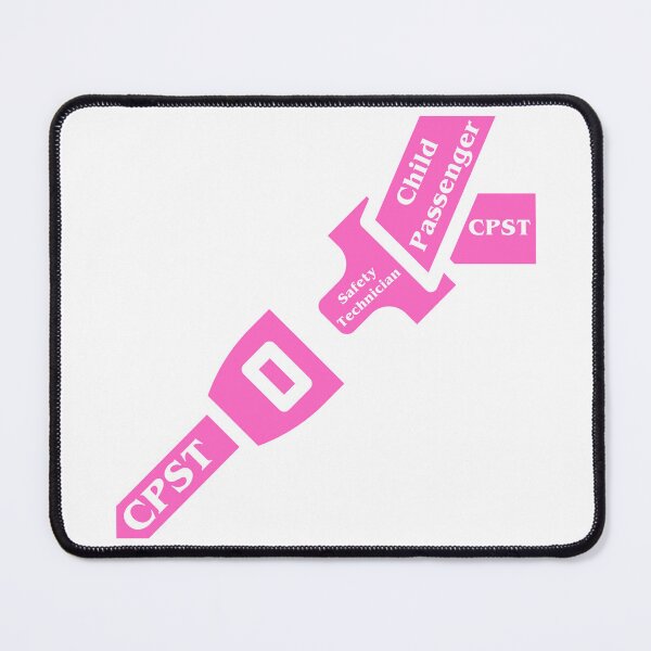 Item preview, Pink CPST Child Passenger Safety Technician - Seat Belt Safety designed and sold by CPSTDesigns.