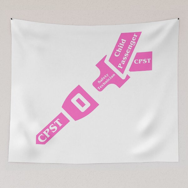 Item preview, Pink CPST Child Passenger Safety Technician - Seat Belt Safety designed and sold by CPSTDesigns.