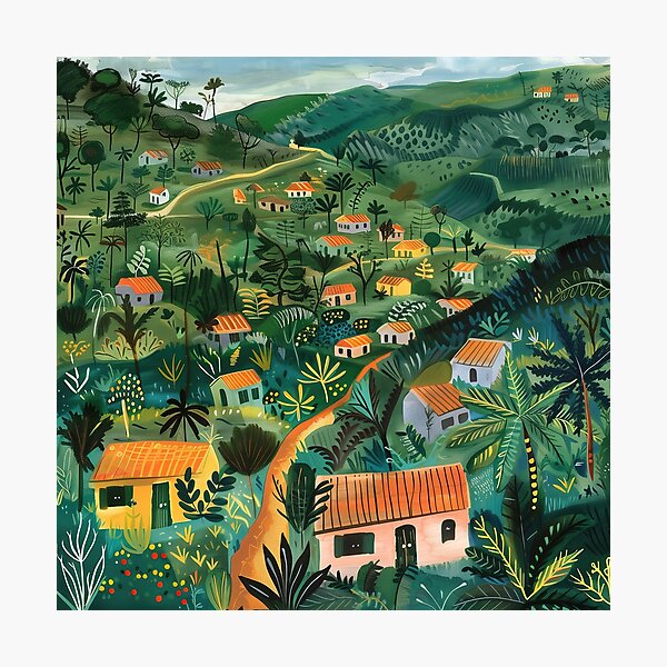 Item preview, Rwanda Digital Illustration designed and sold by ComicsFactory.