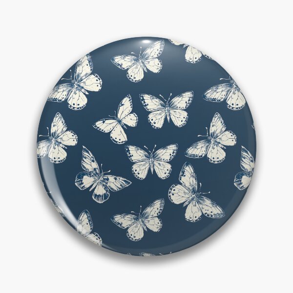 Item preview, Screen-Printed White Butterflies designed and sold by Alfredus.