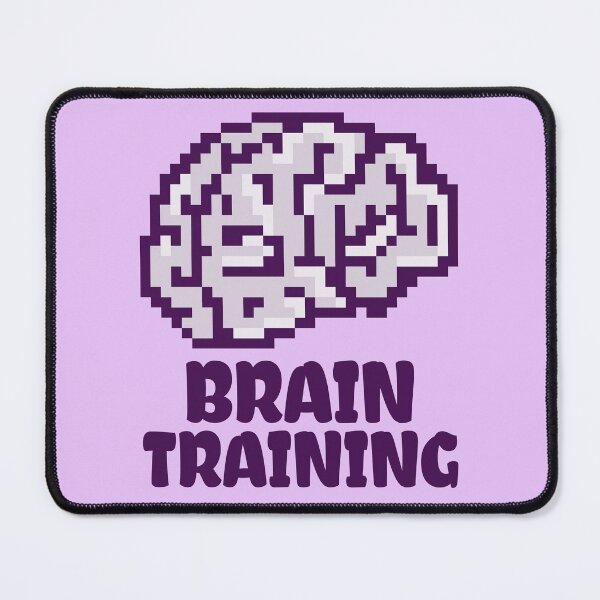 Item preview, BRAIN TRAINING PIXELATED designed and sold by LovePeaceShop.
