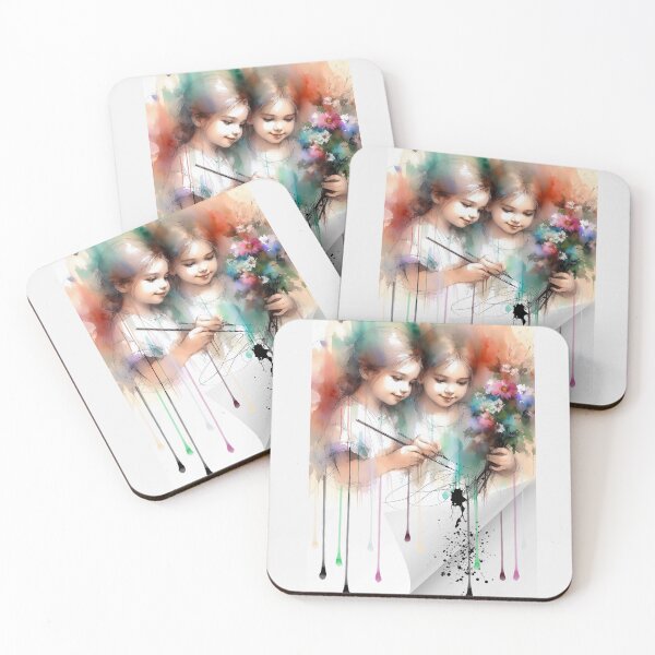 Item preview, TWINS LEARNING TO BE CREATIVE designed and sold by Tammera.