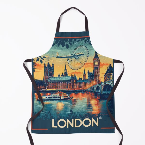 Item preview, Retro London Illustration designed and sold by nomiraclehere.