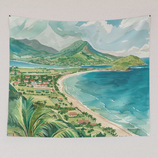 Item preview, Saint Kitts and Nevis Digital Illustration designed and sold by ComicsFactory.