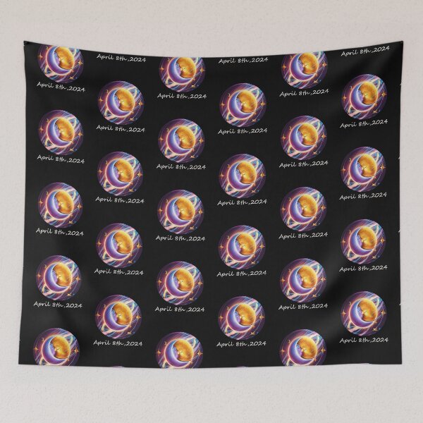 Item preview, Total Solar Eclipse Whimsical Solar Eclipse Dance Celestial Graphic Design April 8th 2024  designed and sold by tamdevo1.