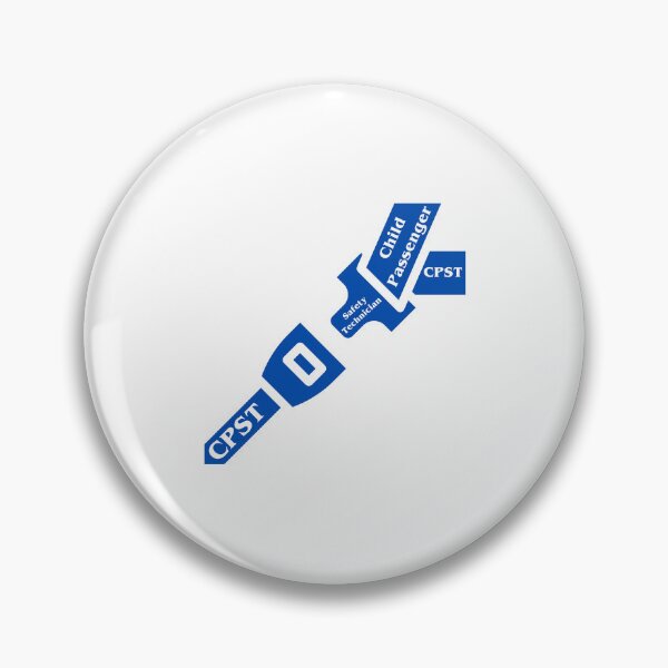 Item preview, CPST Child Passenger Safety Technician Design In Blue - Seat Belt Safety designed and sold by CPSTDesigns.
