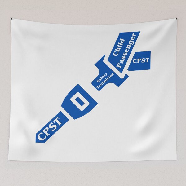 Item preview, CPST Child Passenger Safety Technician Design In Blue - Seat Belt Safety designed and sold by CPSTDesigns.