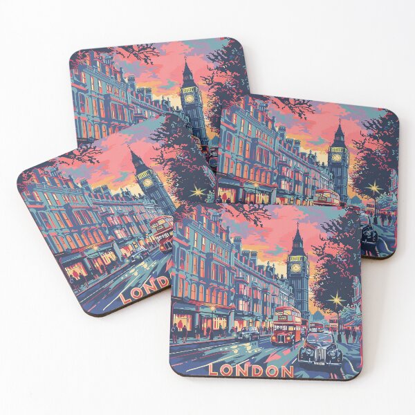 Item preview, Retro London  Illustration designed and sold by nomiraclehere.