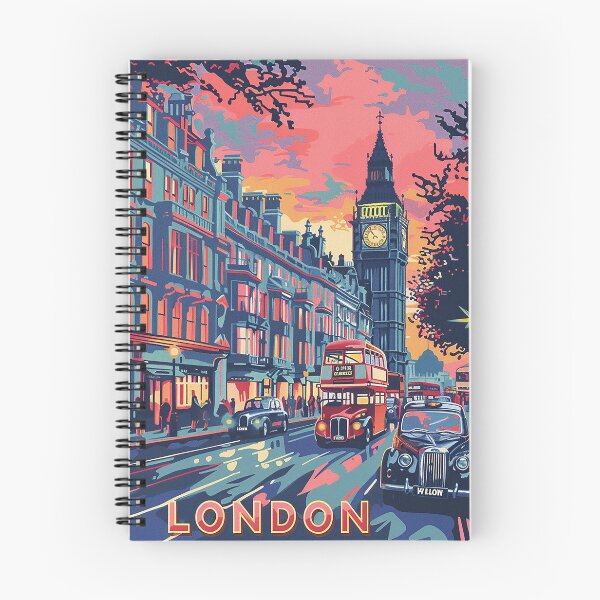 Item preview, Retro London  Illustration designed and sold by nomiraclehere.