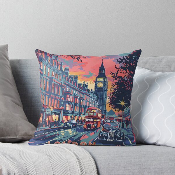 Item preview, Retro London  Illustration designed and sold by nomiraclehere.