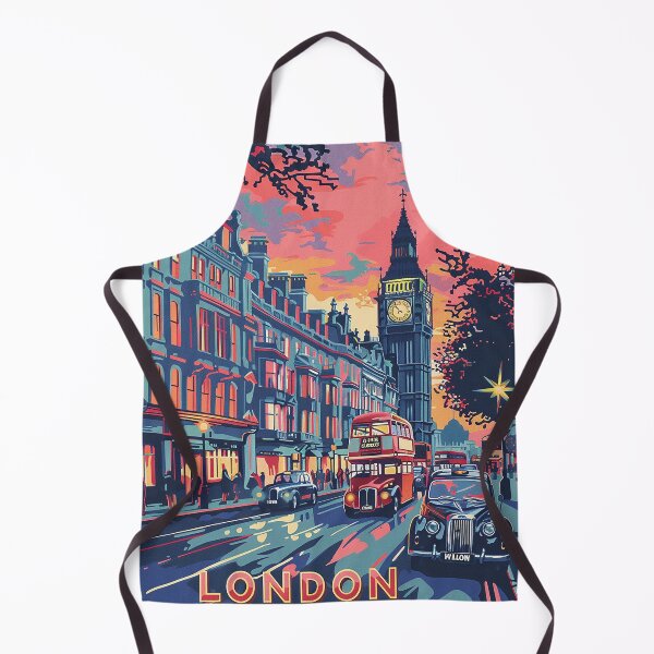Item preview, Retro London Illustration designed and sold by nomiraclehere.