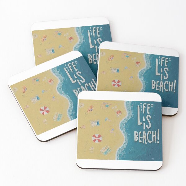 Item preview, Life is Beach designed and sold by Gulyabani.