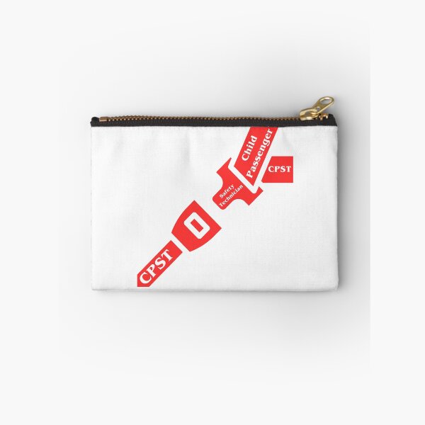 Item preview,  CPST Child Passenger Safety Technician Design In Red & White - Seat Belt Safety designed and sold by CPSTDesigns.