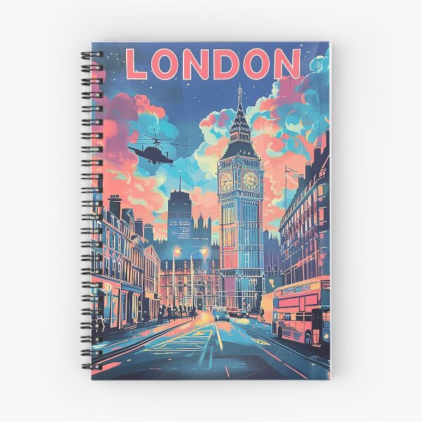 Item preview, Retro London  Illustration designed and sold by nomiraclehere.