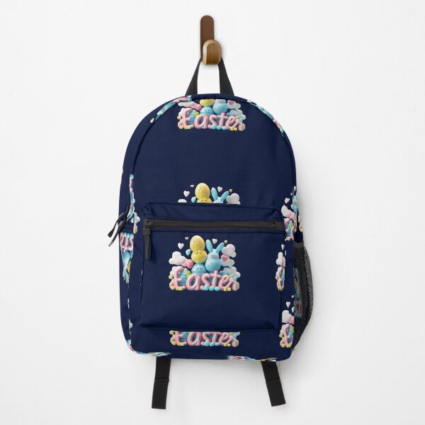 Item preview, Whimsical Easter: Vibrant Rabbits Rendering designed and sold by Ace Apparel  Attire.
