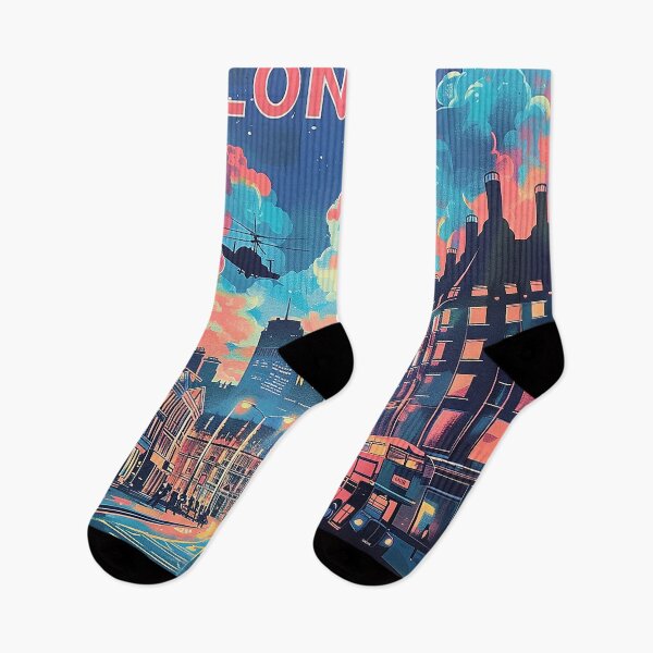Item preview, Retro London  Illustration designed and sold by nomiraclehere.