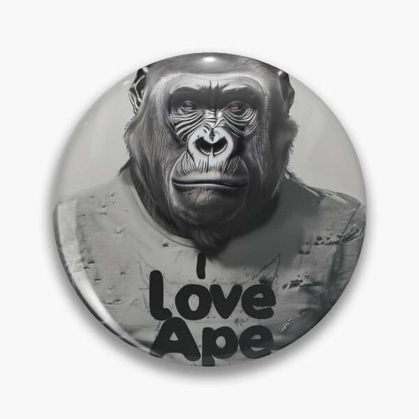 Item preview, Gorilla - l love ape designed and sold by Brendon987.