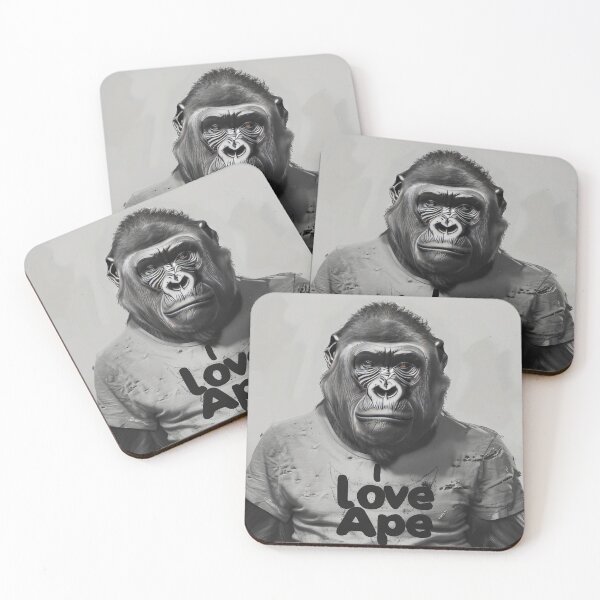 Item preview, Gorilla - l love ape designed and sold by Brendon987.