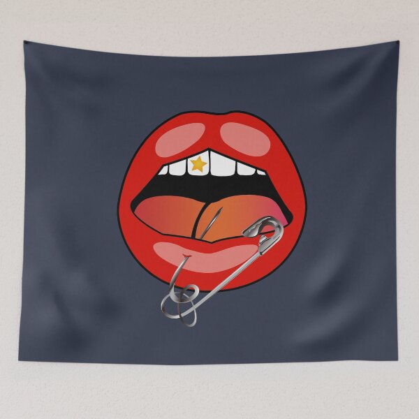 Item preview, RUNAWAY STEPH Design Red Painful Mouth Classic designed and sold by RunawaySteph.