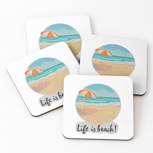 Item preview, Life is Beach designed and sold by Gulyabani.