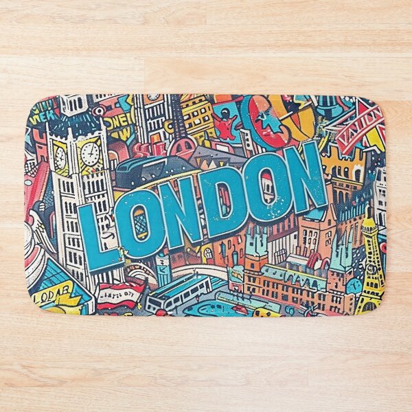 Item preview, Retro London  Illustration designed and sold by nomiraclehere.