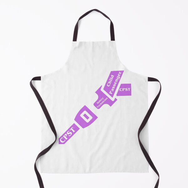 Item preview, CPST Child Passenger Safety Technician Design In Purple & White - Seat Belt Safety designed and sold by CPSTDesigns.