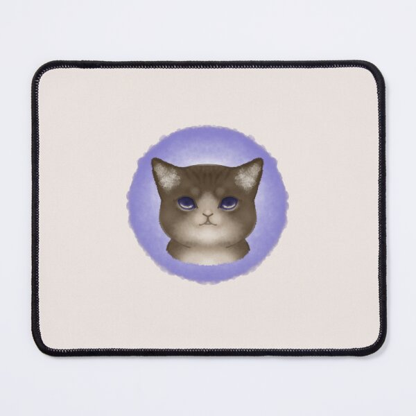 Item preview, Cat with Colorpoint fur and purple eyes. designed and sold by Illustra-Artium.