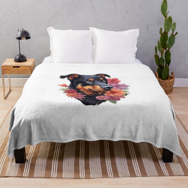 Item preview, Cute Flower Beauceron Mom Dad Guardian Angel Best Friend Doggie Paw designed and sold by SMARTKIT  DESIGNAGENCY.
