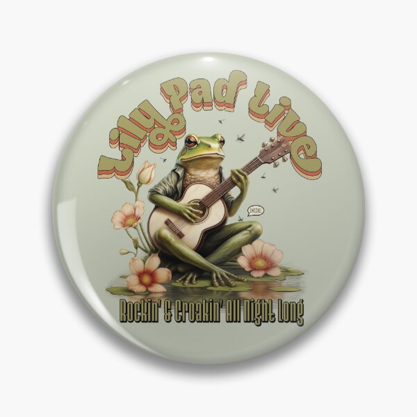 Artikelvorschau, Lily Pad Live Cottagecore Frog entworfen und verkauft von Creative-Hearts.