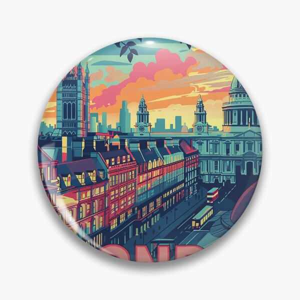 Item preview, Retro London  Illustration designed and sold by nomiraclehere.