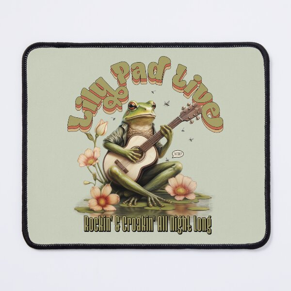 Item preview, Lily Pad Live Cottagecore Frog designed and sold by Creative-Hearts.