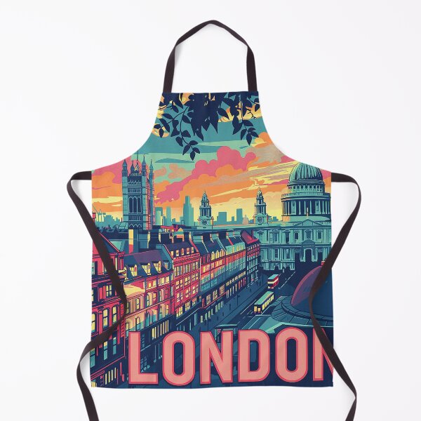 Item preview, Retro London Illustration designed and sold by nomiraclehere.