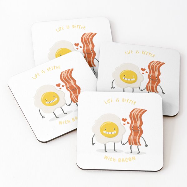 Item preview, Better With Bacon T-Shirt designed and sold by MJMTees & Prints.