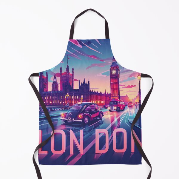Item preview, Retro London Illustration designed and sold by nomiraclehere.