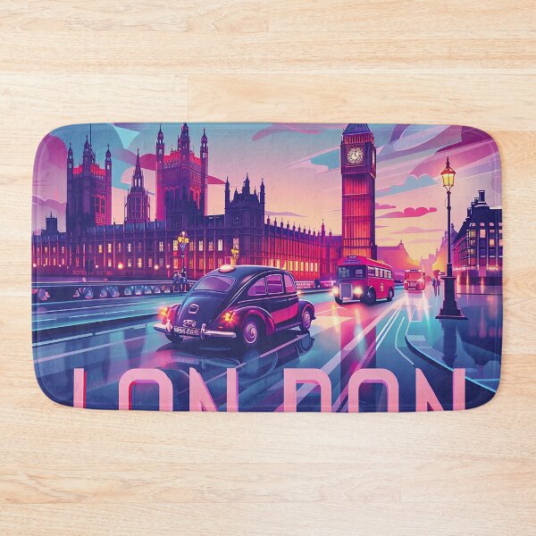 Item preview, Retro London  Illustration designed and sold by nomiraclehere.