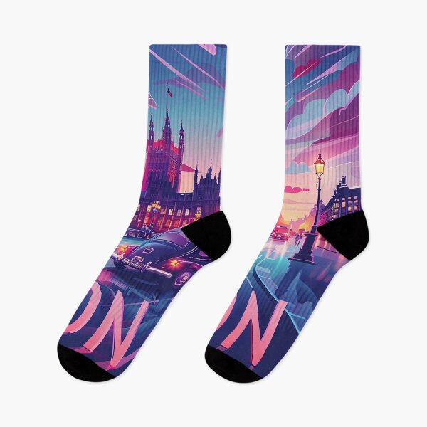 Item preview, Retro London  Illustration designed and sold by nomiraclehere.