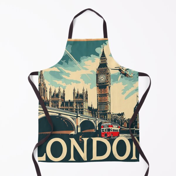 Item preview, Retro London Illustration designed and sold by nomiraclehere.