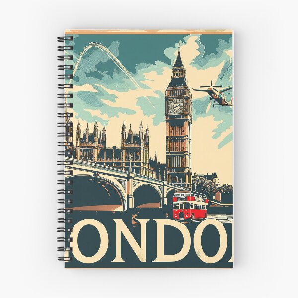 Item preview, Retro London  Illustration designed and sold by nomiraclehere.