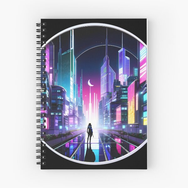 Artikelvorschau, Science-Fiction-Stadtnachtlandschaft entworfen und verkauft von RUYNS.