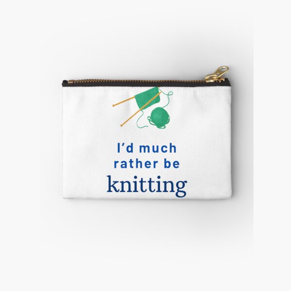 Item preview, I'd Much Rather Be Knitting designed and sold by Clean-Man.