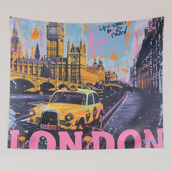 Item preview, Retro London  Illustration designed and sold by nomiraclehere.