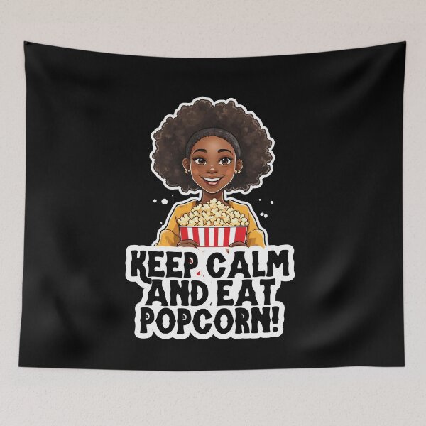 Item preview, Keep calm and eat popcorn  designed and sold by Culmika.
