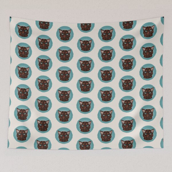 Item preview, Cat with black and orange scale fur designed and sold by Illustra-Artium.