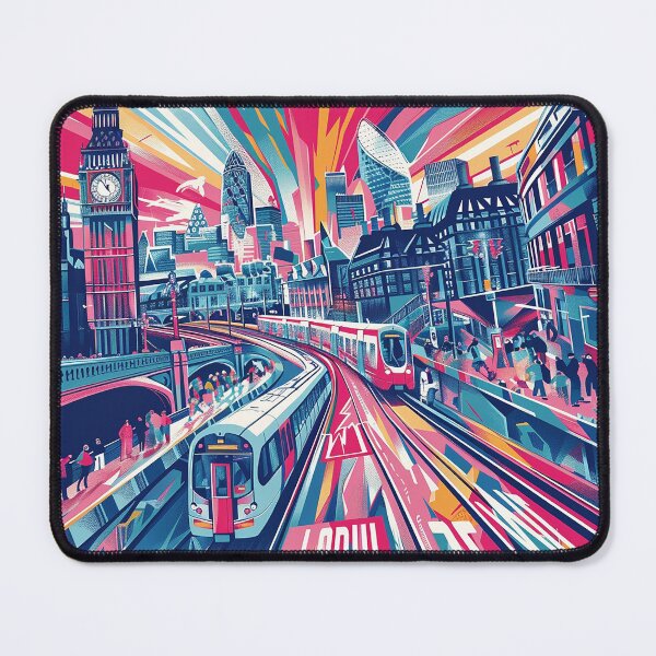 Item preview, Retro London Illustration designed and sold by nomiraclehere.