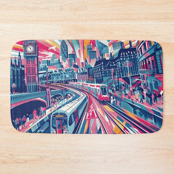 Item preview, Retro London  Illustration designed and sold by nomiraclehere.
