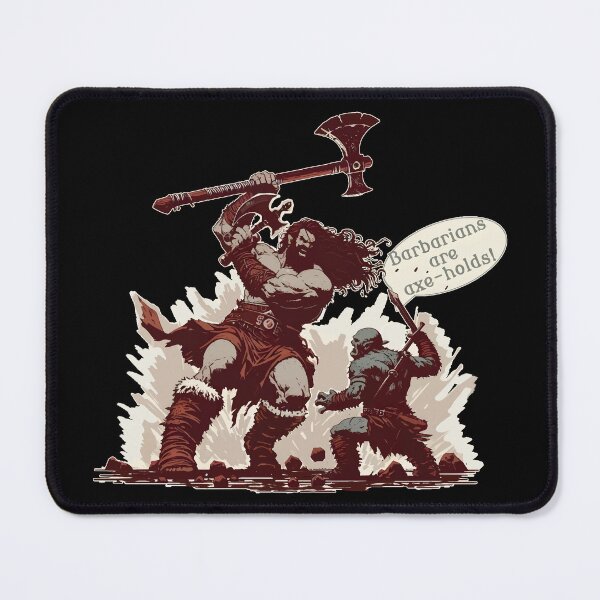 Item preview, Barbarians are Axe-Holds designed and sold by JoseloRochaArt.