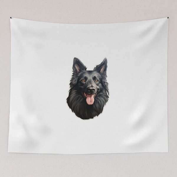 Item preview, Cute Belgian Shepherd Dog Groenendael Mom Dad Guardian Angel Best Friend Doggie Paw designed and sold by SMARTKIT  DESIGNAGENCY.