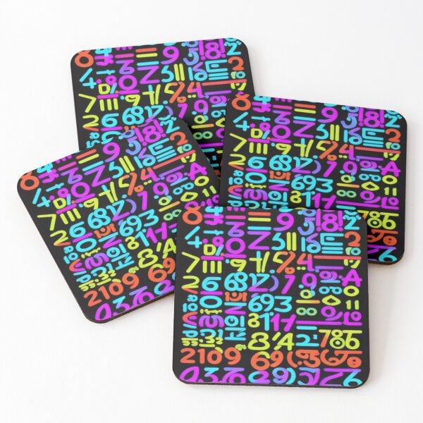 Item preview, Abstract Classic Vintage Numbers Art designed and sold by TheDarkWardrobe.