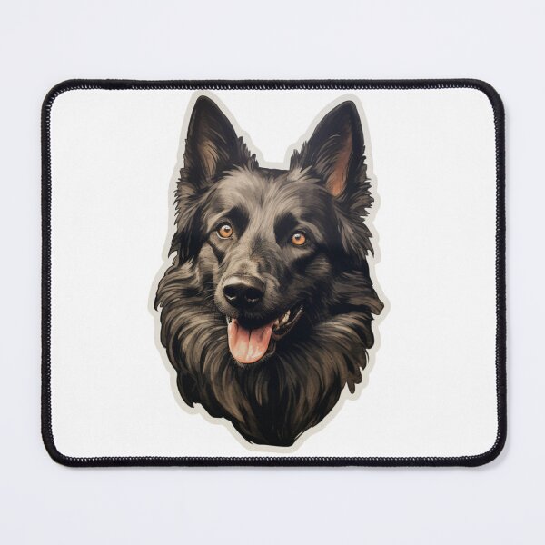 Item preview, Cute Belgian Shepherd Dog Groenendael Mom Dad Guardian Angel Best Friend Doggie Paw designed and sold by SMARTKIT DESIGNAGENCY.