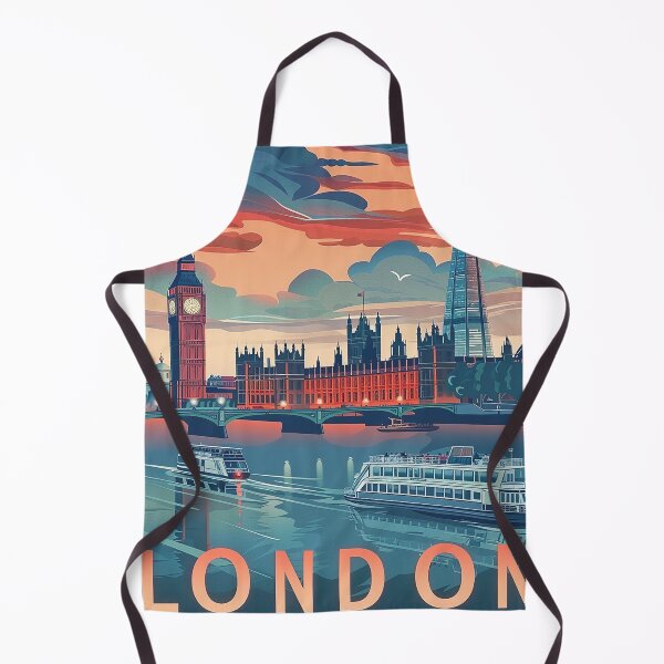 Item preview, Retro London Illustration designed and sold by nomiraclehere.